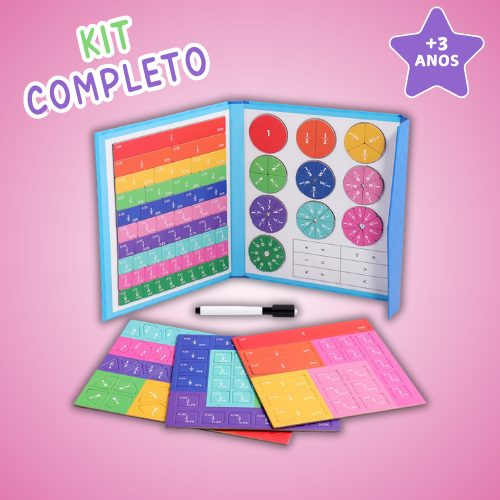 Quebra-Cabeça de Fração Magnéticas Montessori®