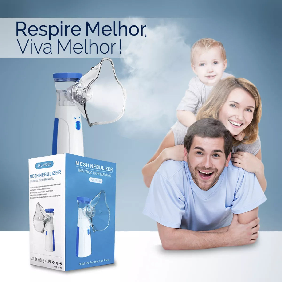 Inalador Nebulizador Portátil - Pequeno Tesouro