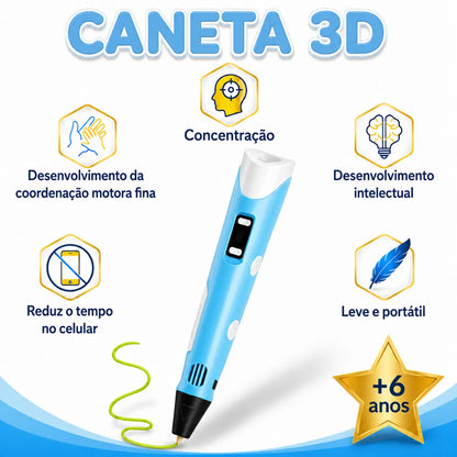 Caneta Mágica de Impressão 3D Pequeno Tesouro