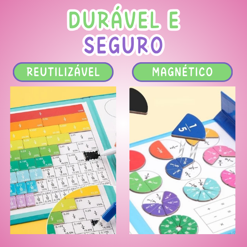 Quebra-Cabeça de Fração Magnético Montessori®