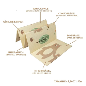 Tapete tatame Infantil Dupla Face + [BOLSA DE BRINDE]