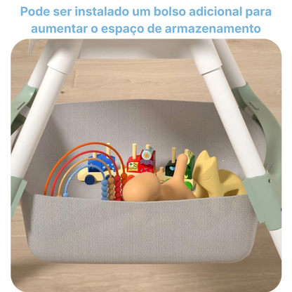 Cadeira de Alimentação Bebê 3 em 1 Portátil – Pequeno Tesouro
