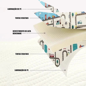 Tapete tatame Infantil Dupla Face + [BOLSA DE BRINDE]