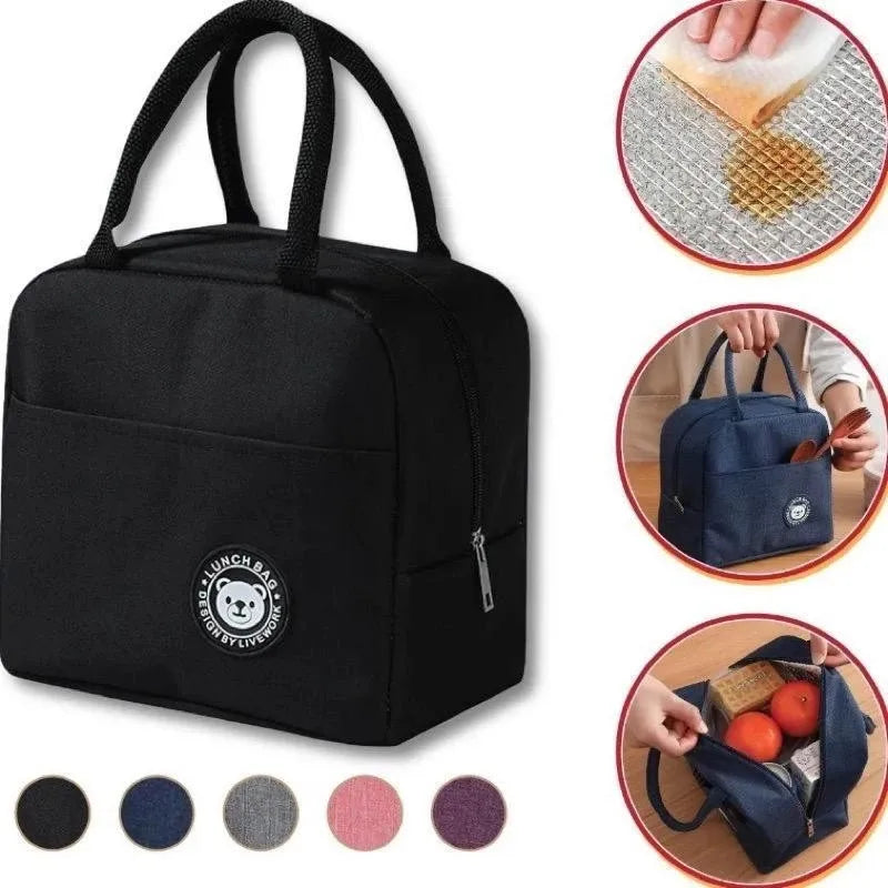 Bolsa Térmica Portátil Marmita Viagem Necessaire Lancheira Térmica Infantil