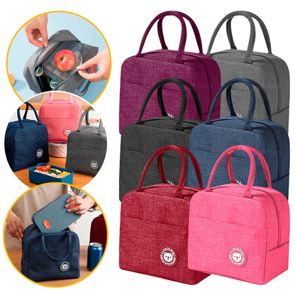 Bolsa Térmica Portátil Marmita Viagem Necessaire Lancheira Térmica Infantil