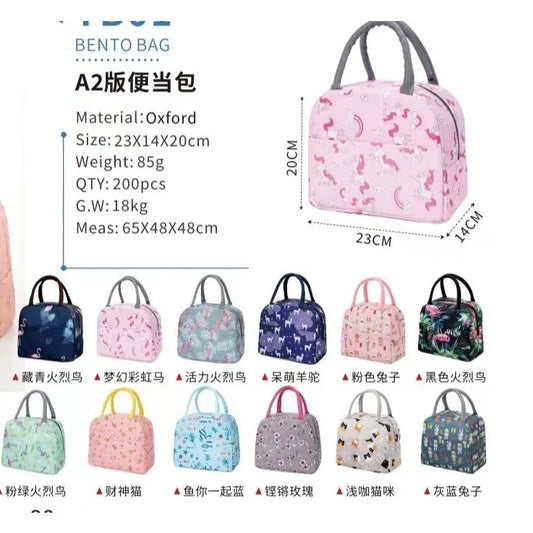 Bolsa Térmica Portátil Marmita Viagem Necessaire Lancheira Térmica Infantil