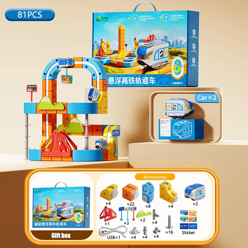 Trem Magnético — O Brinquedo Educativo que Estimula a Criatividade e o Desenvolvimento Infantil
