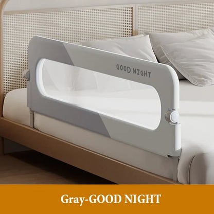 Collapsible Baby Rail Bed Guardrail Bed Safety Railing Portable Bed Guard for Kids Protective Barrier Anti-Fall Security Fence