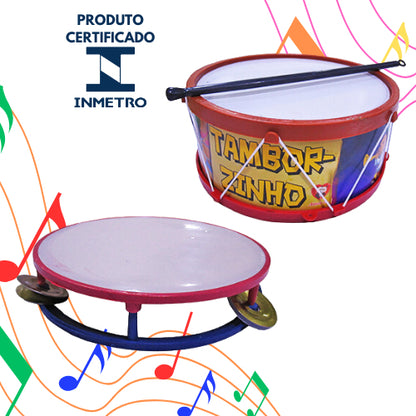 Kit Pandeiro e Tambor Maluco – Pequeno Tesouro