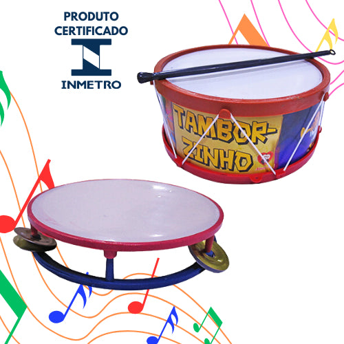 Kit Pandeiro e Tambor Maluco – Pequeno Tesouro