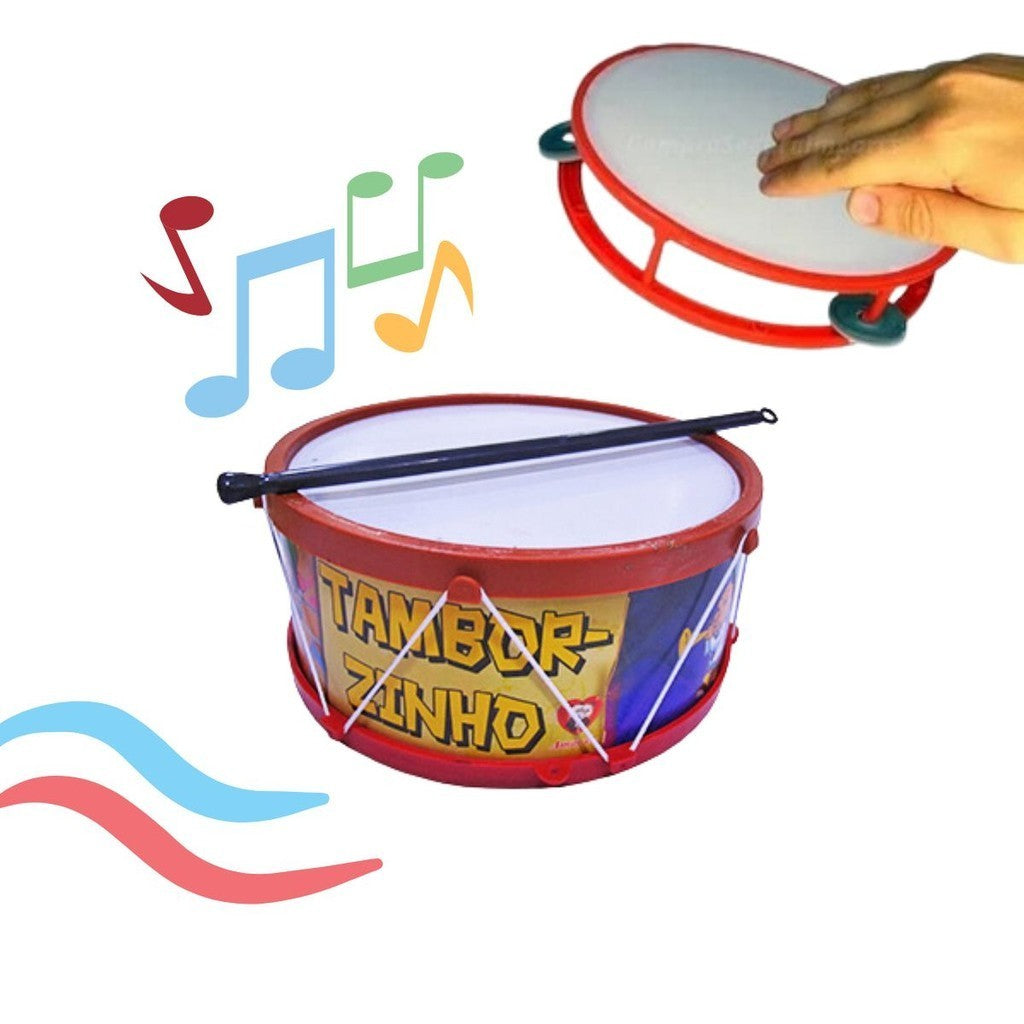 Kit Pandeiro e Tambor Maluco – Pequeno Tesouro